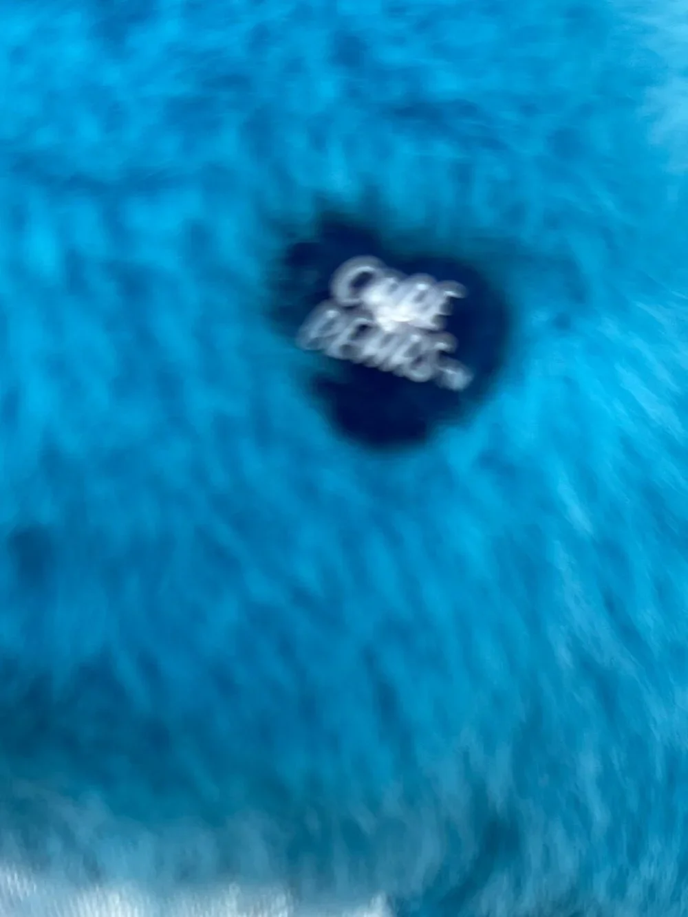 RARE BLUE HELLO KITTY AS GRUMPY CARE BEAR PLUSH